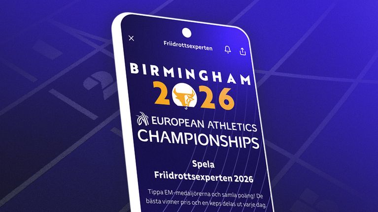 Friidrottsexperten EM i friidrott Birmingham -grafik. Tippa EM-medaljörerna och samla poäng! De bästa vinner pris och en keps delas ut varje dag.