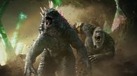 Godzilla och Kong springer efter varandra med käftarna öppna.