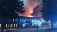 Jyväskylän Palokkaassa palaa kattohuoneisto. Palo leviää. 
