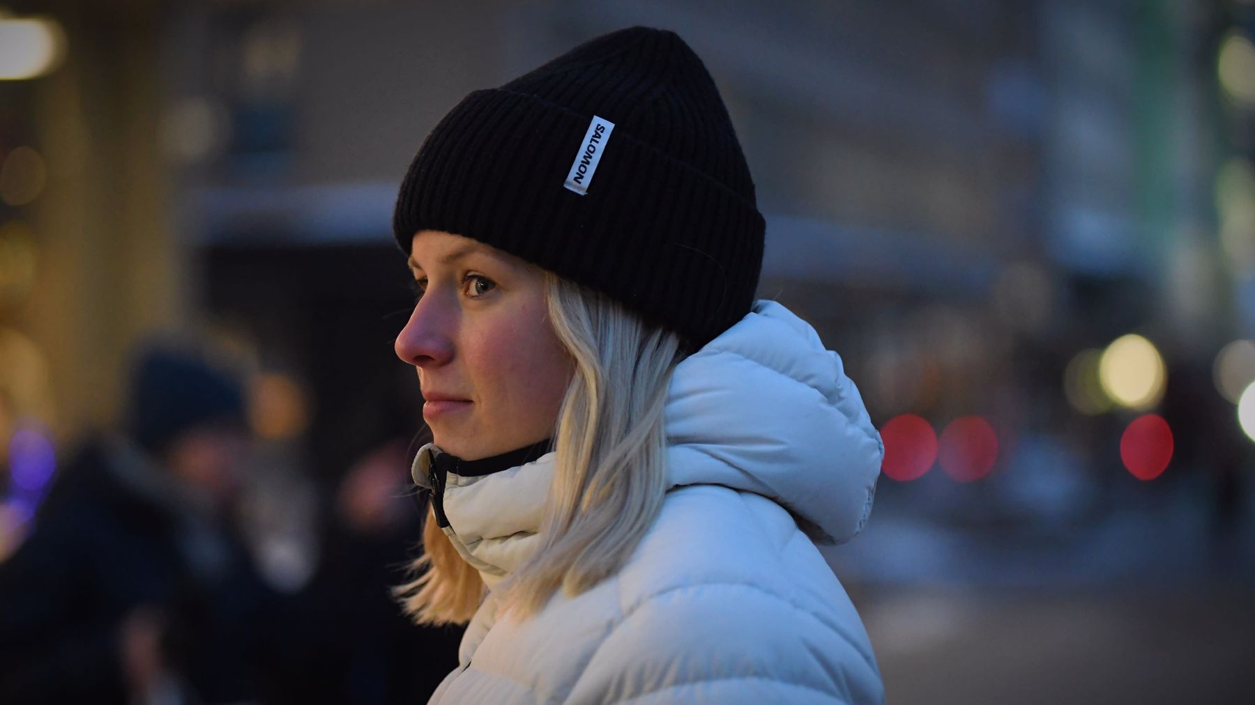 Anni Lindroos är ute på stan i Vasa.