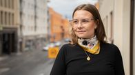 Milja Ångerman på yles balkong.