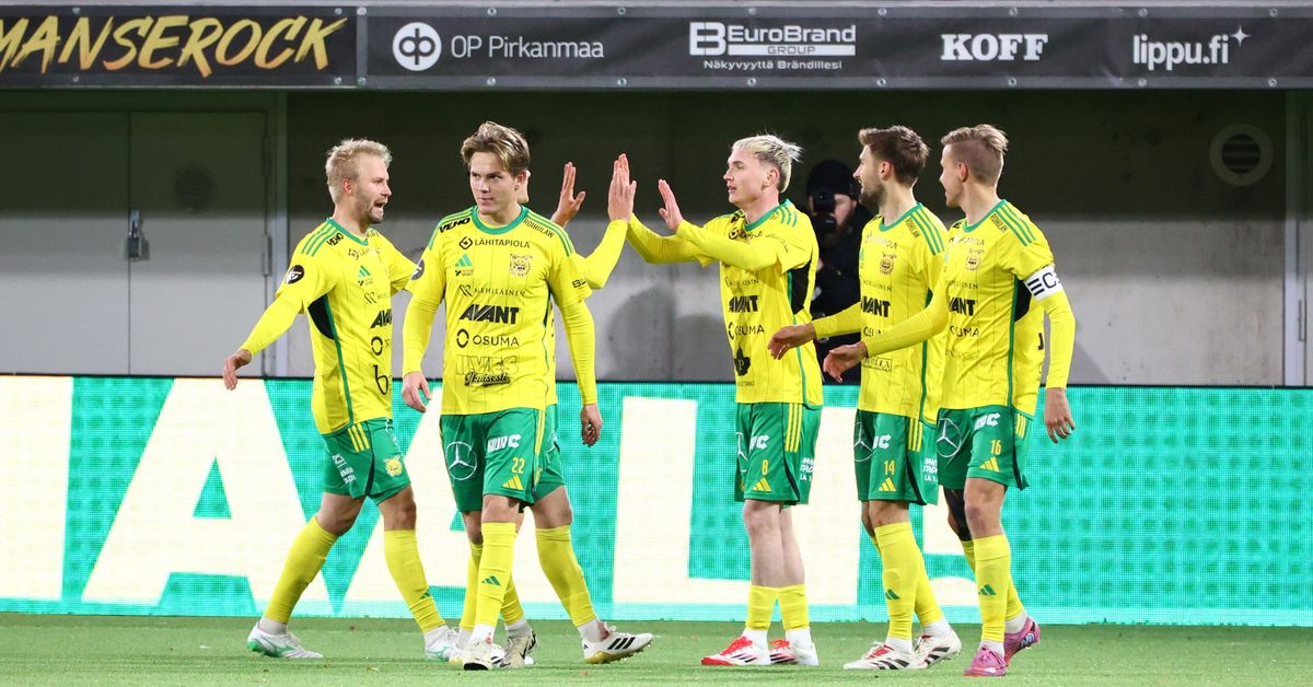 Ilves on yhä voitotta ja TPS tappiotta miesten jalkapalloliigassa