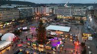 Joulukylä Lahden kauppatorilla.