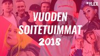 Kuvakollaasi YleX:n soitetuimmista artisteista.