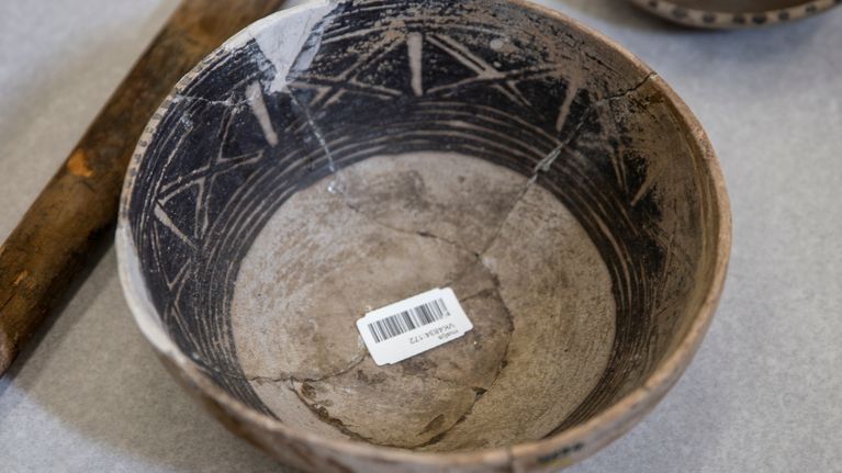 Mesa verde intiaanien esineitä, jotka palautetaan Yhdysvaltoihin.