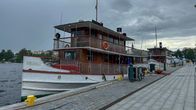 Vanha höyrylaiva s/s Punkaharju Savonlinnan satamassa.