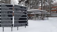 Kaupunginsairaalan osastot kyltti