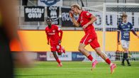 FC Interin Jasse Tuominen tuulettaa maalia.