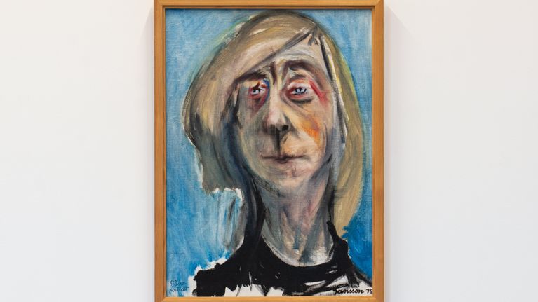 Tove Janssonin omakuva maalaus.