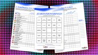 Eurovisionsbingo på svenska.