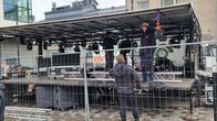 Suomen paras Vappu konsertti paikkaa rakennetaan Lappeenrannan Marian aukiolle 2025.