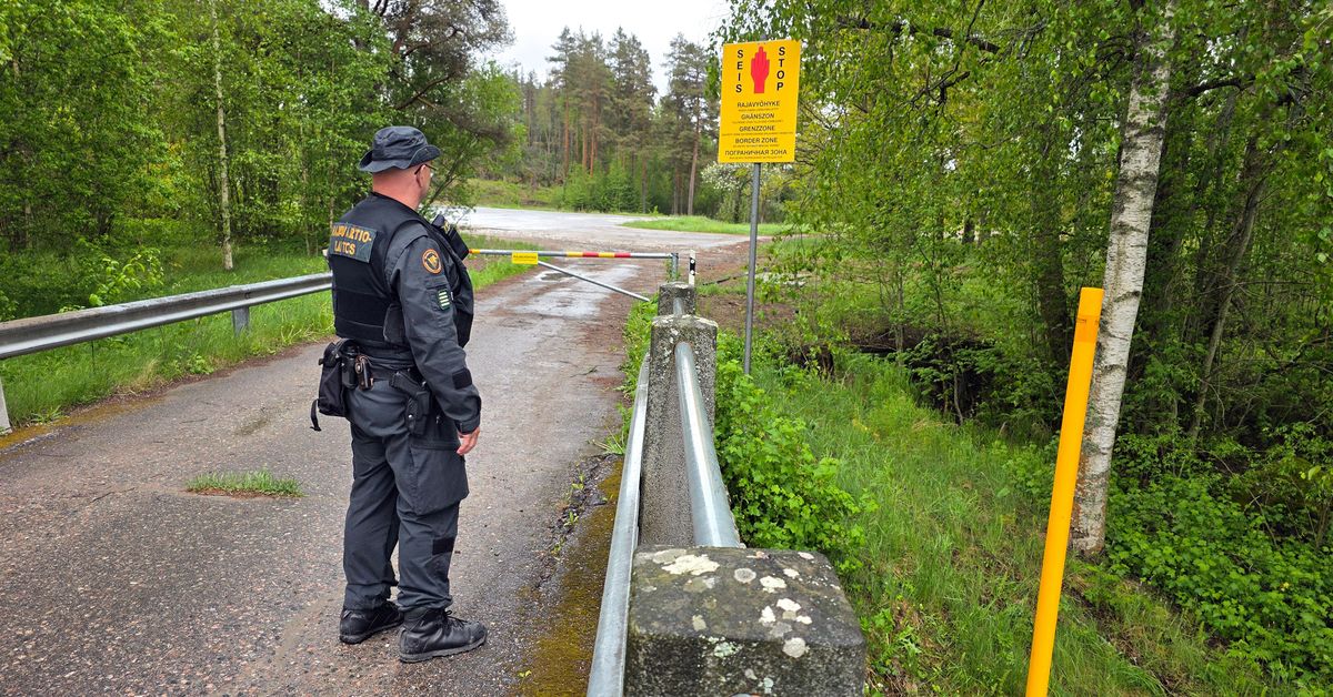 Rajavartiolaitos siirsi rajavyöhykettä Lappeenrannan Vainikkalassa