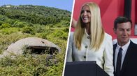 Kuvasarja bunkkerista Sazanin saaressa Albanian rannikolla sekä Ivanka Trump ja Jared Kushner.