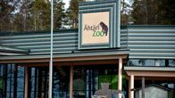 Ähtäri zoo -kyltti.
