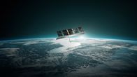 An Iceye satellite over the Nordic region.