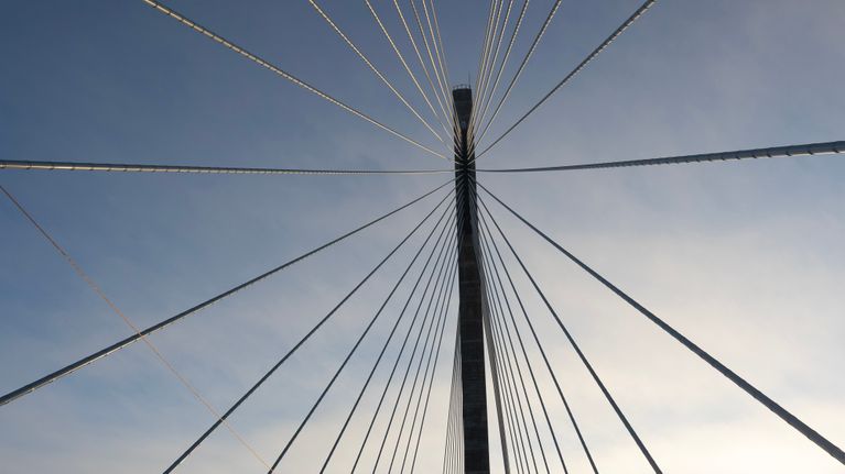 Kronbergsbrons pylon. 