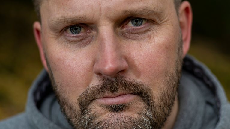 Leijonien päävalmentaja Antti Pennanen Ahvenistonjärvellä Hämeenlinnassa.