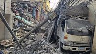 Israelin ilmahyökkäyksen aiheuttamia tuhoja Beirutissa.