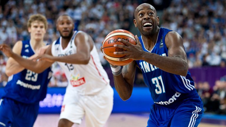 Jamar Wilson koripallon EM-kisoissa 2017.