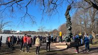 Participants in Helsinki parkrun on Saturday 21 March 2026.