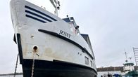 Risteilyalus M/S Jenny telakalla Pietarsaaressa.