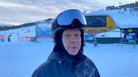 Jarkko Jaakkola Seinäjoelta lomaili Levillä lasketellen.