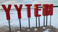 Yyteri -kirjaimet Yyterin rannalla.