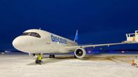 Saksalaisen lomalentoyhtiön Discover Airlinesin kone laskeutui Frankfurtista Kittilään 17. joulukuuta.