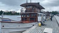 Savonlinnan matkustajasatamassa oleva höyrylaiva s/s Saaristo on myynnissä.