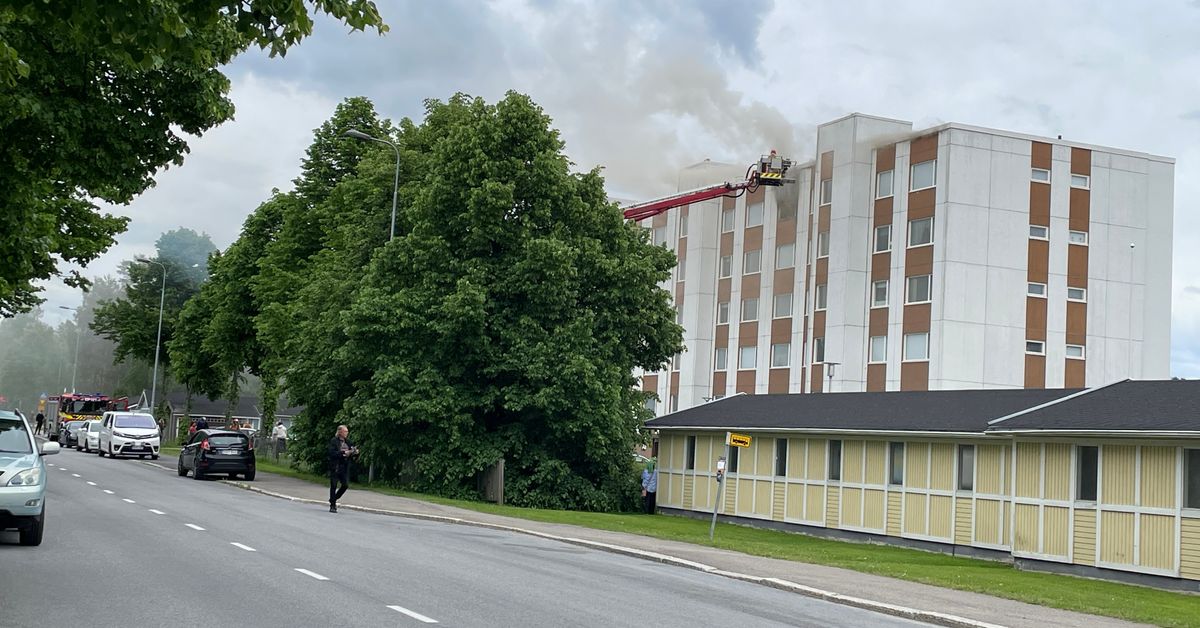 Seinäjoelle hälytys suuresta rakennuspalosta - kerrostalon k