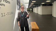 Pauliina Savolainen Kokkolan kaupungintalolla.