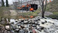Mätäjoella tuhoutui uhanalaisen meritaimenen kutupaikkoja.