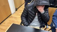 Taposta syytetty Länsi-Uudenmaan käräjäoikeudessa 14.5.2025.