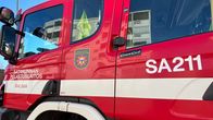 Lähikuvassa on Satakunnan pelastuslaitoksen auto, jossa lukee lisätietona Rauma.