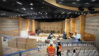 Paviljongin messusalin remontti on valmistumassa ajallaan.  Jyväskylä remontoi messusalin sinfoniaorkesterille 7,5 miljoonalla eurolla. Orkesteri muuttaa uusiin tiloihin näillä näkymin joulukuussa.