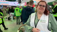 Keskustan valtuutettu Sari Palmu vaalitilaisuudessa Seinäjoen Ideaparkissa 2025. 
