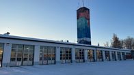 Vaasan paloasen autotalli ulkoa.