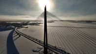 Kruunuvuorensilta aamu.