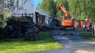 Palaneen rivitalon jälkiraivaustyöt meneillään.