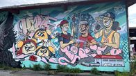 Wasa Graffitilandian maalaus.