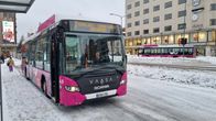 Vaasa Citybuss linja-auto pysäkillä