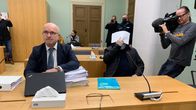 Ilpo Härmäläisen murhasta syytetty Lasse Lehto (oikealla) ja hänen asianajajansa Heikki Uotila.