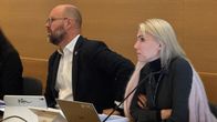 Österbottens fullmäktiges ordförande Kim Berg och välfärdsområdets direktör Marina Kinnunen.