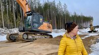 Saara Koskinen seuraa Keiteleen uuden teollisuustien rakentamista.