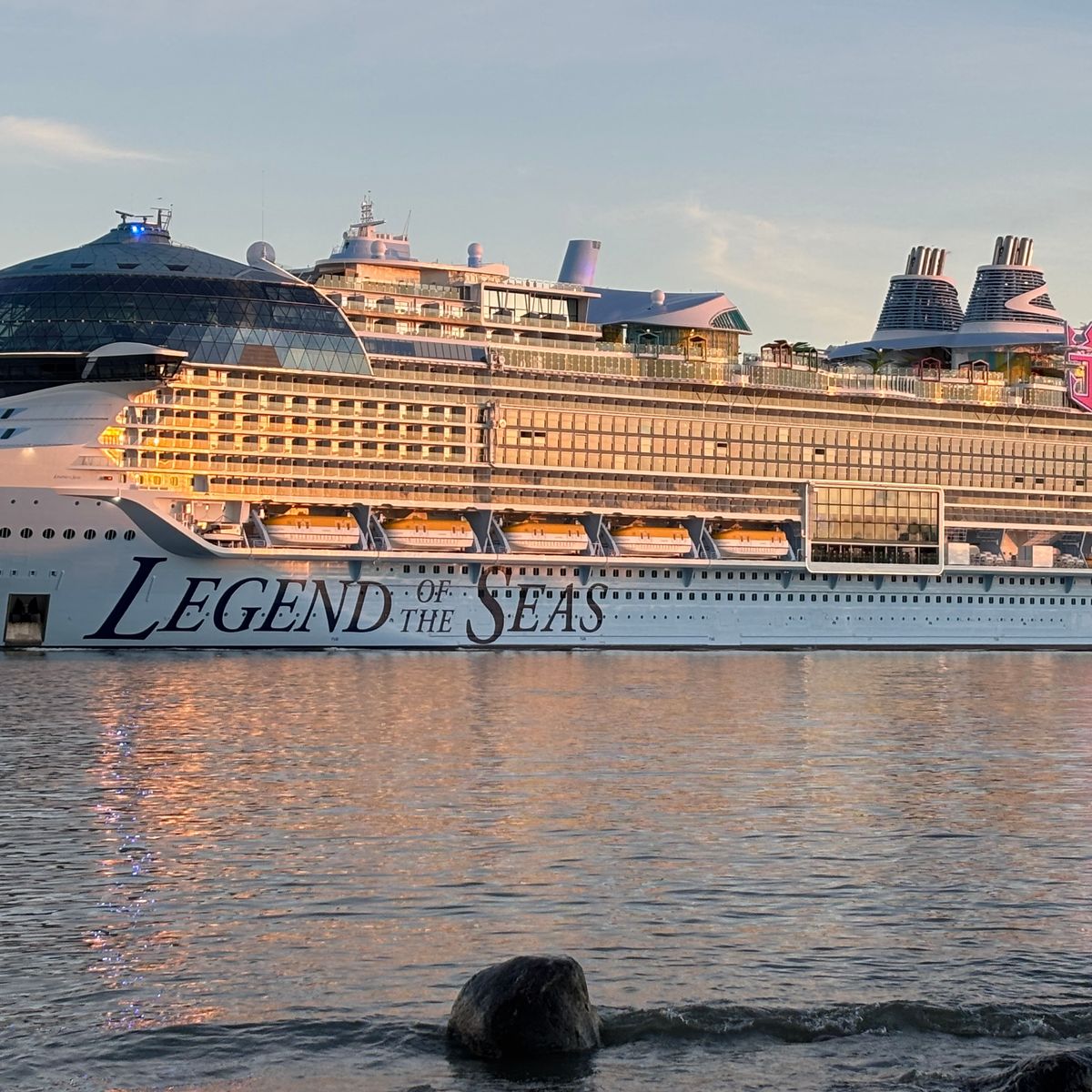 Royal Caribbean Takes Delivery of Legend of the Seas — New Giant Sails for Europe