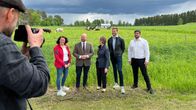 Pohjoismaiden maatalousministerit vierailivat Kuopion Maaningan tutkimusmaatilalla.
