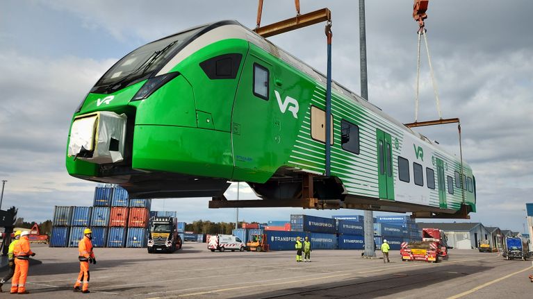 First of VR's new-look local trains arrives in Finland | Yle News | Yle
