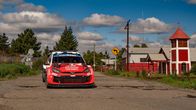 Sami Pajarin ralliauto Chilen MM-rallissa.