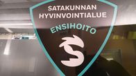 Kuvassa on Satakunnan hyvinvointialueen ensihoidon tunnus.