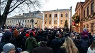 Joulurauhan julistus Turun Vanhalla Suurtorilla vuonna 2016.